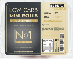 BeKeto Low Carb Mini Rolls rohlíky 100g