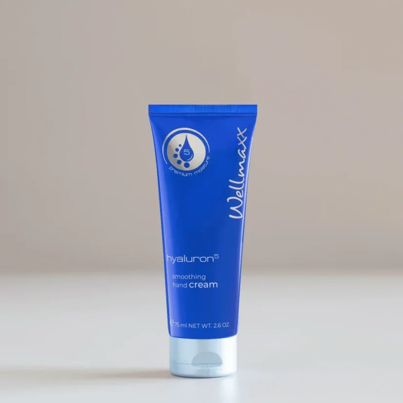 Wellmaxx hyaluron⁵ Smoothing Hand Cream – hydratační krém na ruce 75 ml