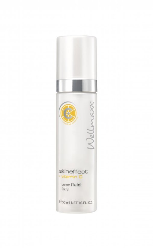 Wellmaxx Skineffect + vitamín C cream fluid RICH 50ml