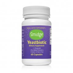 Smidge Yeastbiotic Antibiotic Resistant Probiotic 60 kps