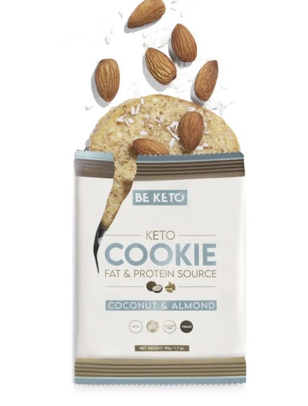 Keto keksík cookies - kokos