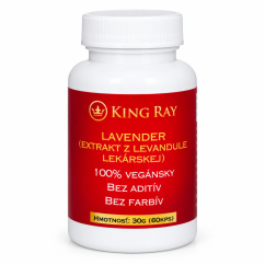 Kingray Lavender – izvleček cvetov sivke, 60 kapsul