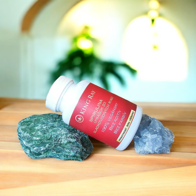 SPIRULINA (freshwater algae powder) 60 kps