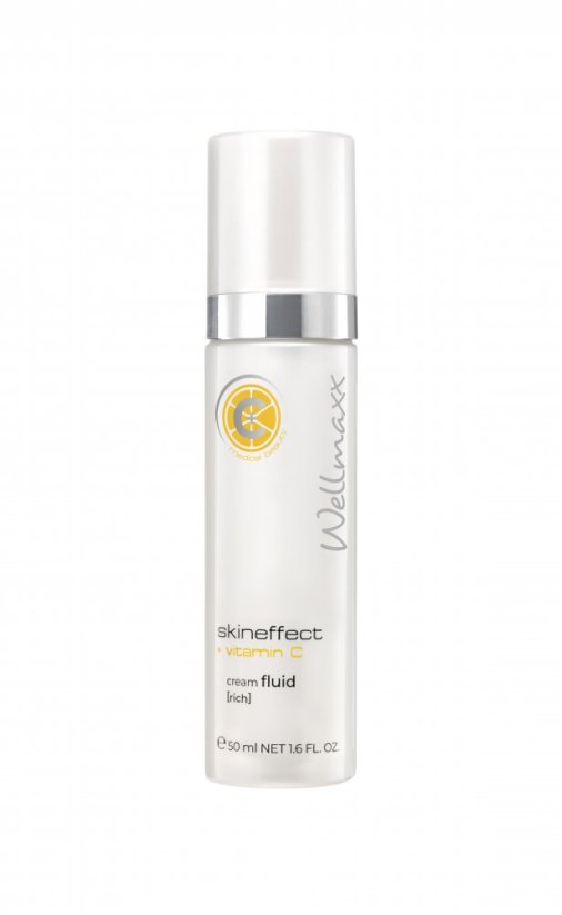 Wellmaxx Skineffect + vitamín C cream fluid RICH 50ml