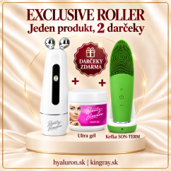 Beauty Biowave Exclusive arckezelő készülék (ultrahang, ionok, EMS, mikroáram) ROLLER fejjel + RF technológiával