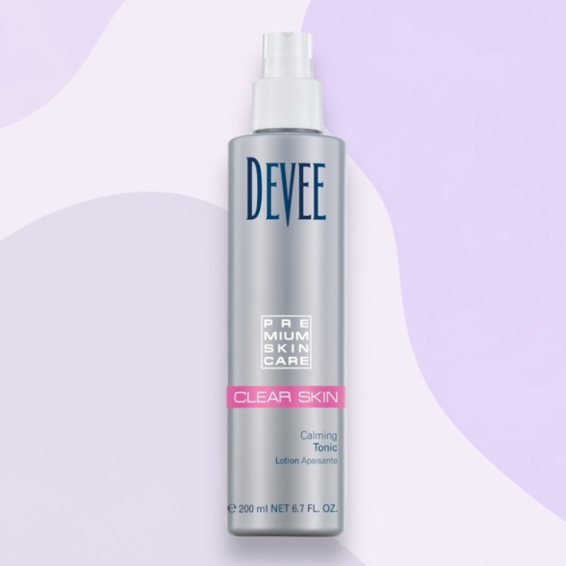 Devee Clear Skin upokojujúce čistice tonikum bez alkoholu 200ml
