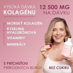 Swedish Collagen Deluxe 12500mg rybí s kyselinou hyaluronovou a vitamíny 500ml