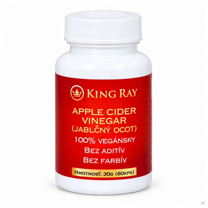 KINGRAY Apple Cider Vinegar – jabolčni kis, 60 kapsul