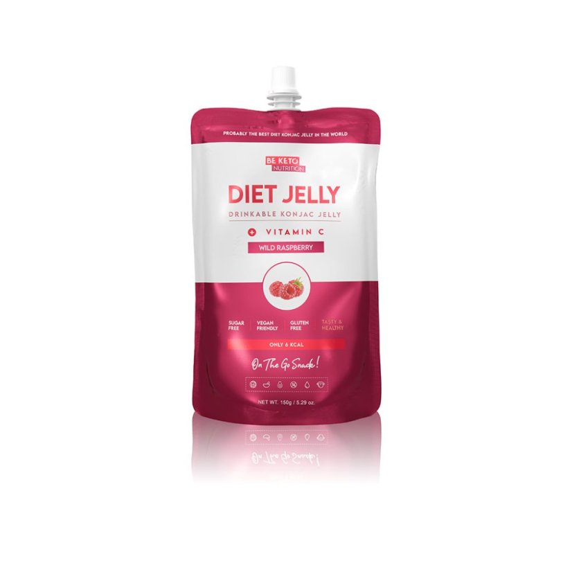 Keto Konjakové Dietní Želé 150g - divoká malina