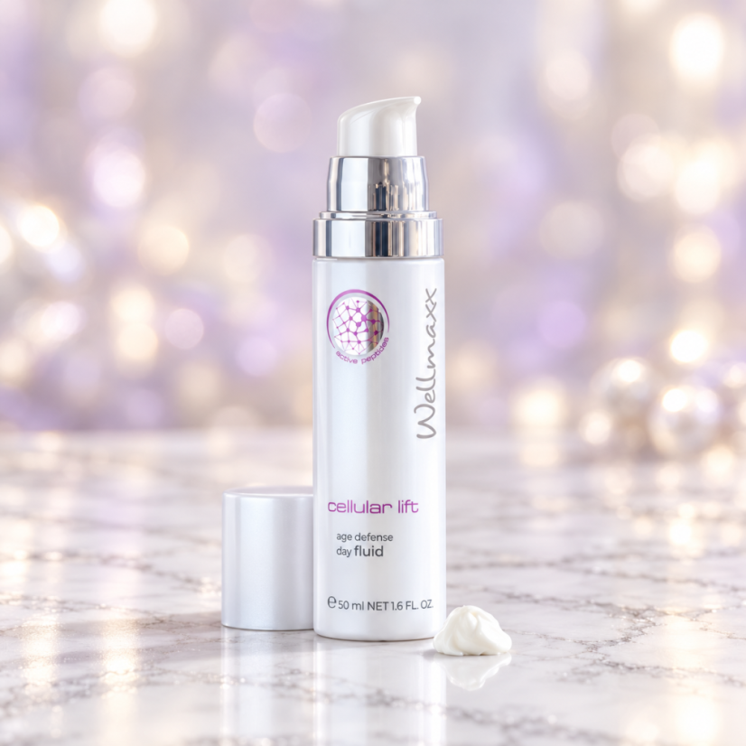 Wellmaxx Cellular Lift – dnevni fluid za obraz brez dišav 50 ml