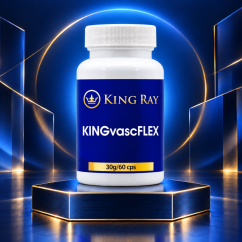 KINGvascFLEX – complex with vitamin C for normal blood vessel function, 60 capsules