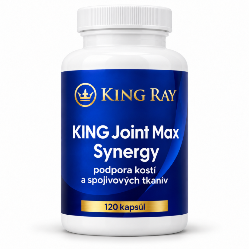 KING Joint Max Synergy – podpora kostí a spojivových tkanív, 120 kapsúl
