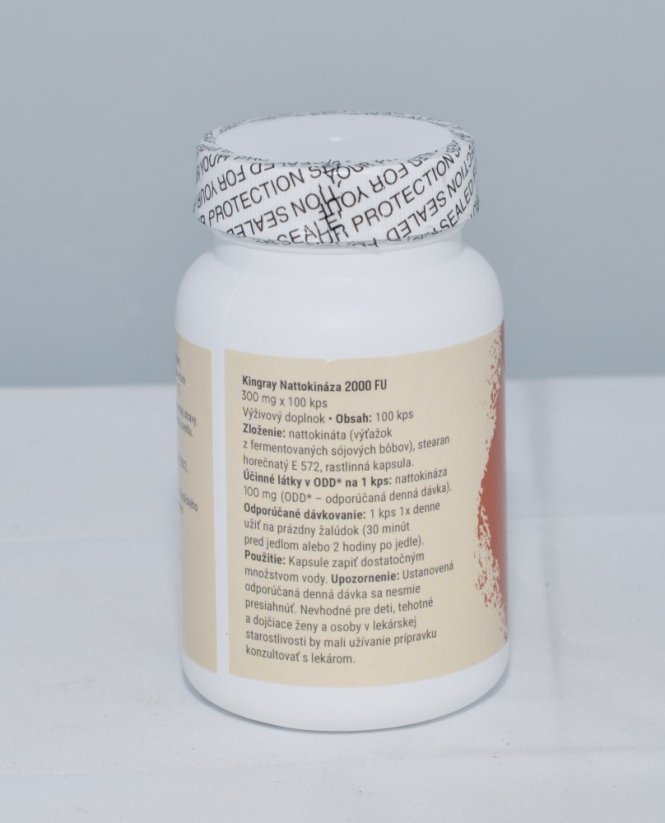 Nattokináza 300mg x 100kps
