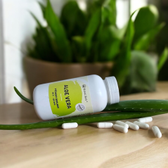 Organické Aloe Vera kapsule 120kps x 450mg - podpora chudnutia