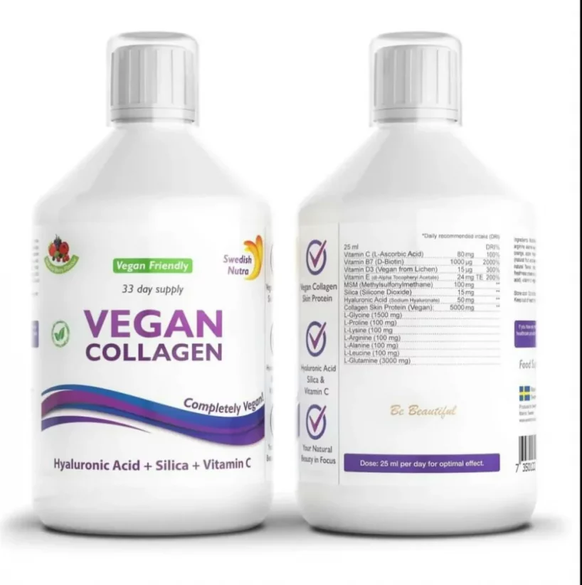 Swedish Nutra Vegan Collagen 5000mg balenie 500ml