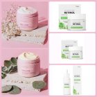 Swedish Nutra anti-aging kosmetika: růžové krémy Collagen Deluxe a bílé retinolové krémy se sérem