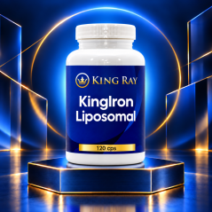 KING Iron Liposomal – lipozomálne železo s vitamínom C, folátom a B12, 120 kapsúl