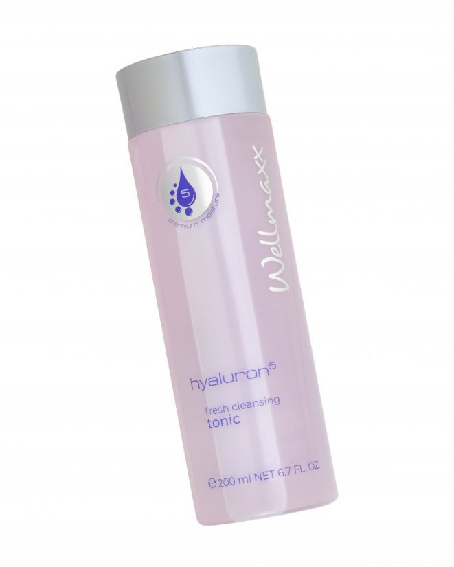 Wellmaxx Hyaluron5 fresh cleansing tonic čistiace tonikum 200ml
