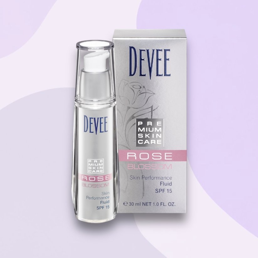 Devee Rose Blossom Skin Performance Fluid SPF 15, 30ml