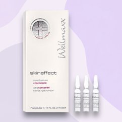 Wellmaxx Skineffect super hyaluron koncentrát (4-násobná kyselina hyalurónová pod žehličky) 7x2ml