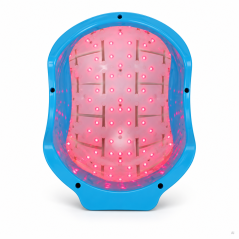 LED přilba na vlasovou pokožku – 80 LED, 678 nm