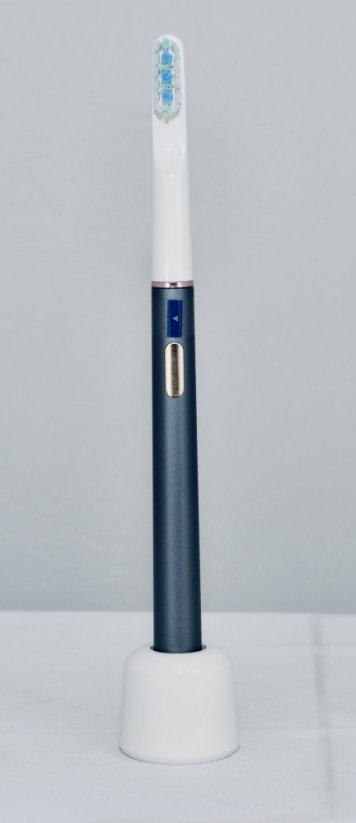 MIROOOO Elektrický sonický zubní kartáček v dárkovém balení (1x tělo, 1x nástavec kartáčku, 1x nabíječka, 1x pouzdro) - Farba: Modrá