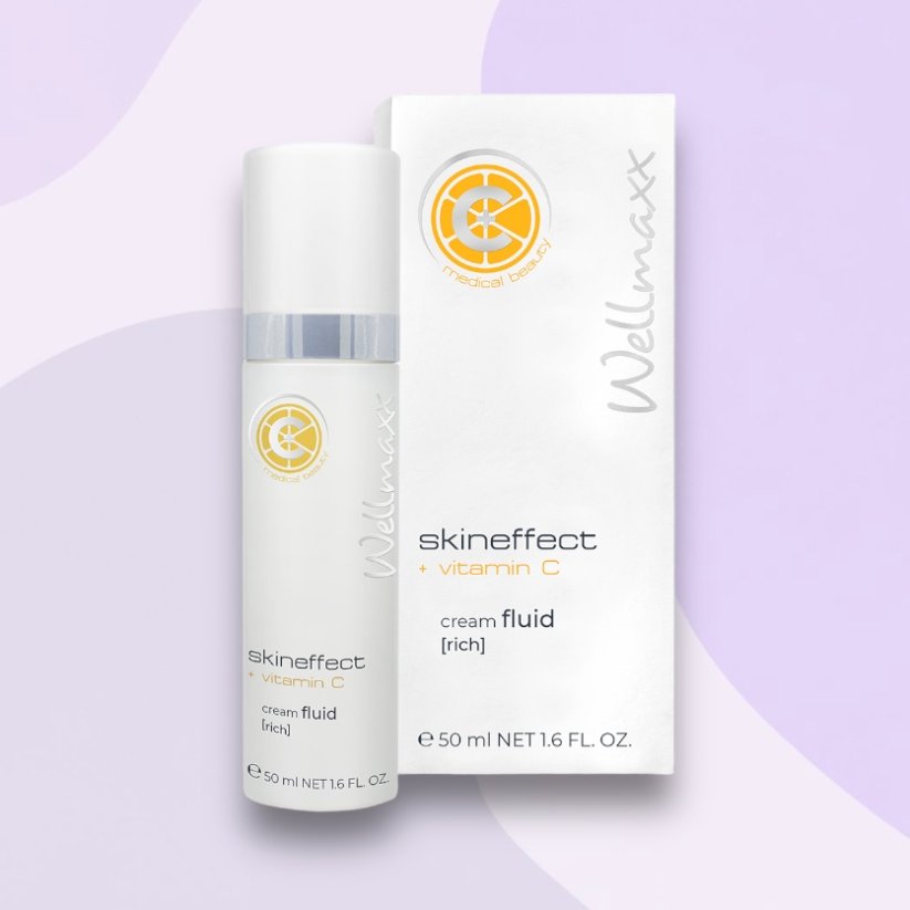 Wellmaxx Skineffect + vitamín C cream fluid RICH 50ml