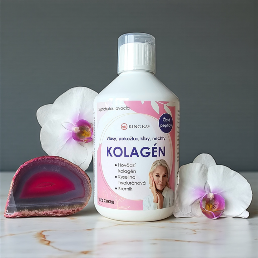 Kingray hovädzí kolagén bez cukru 500ml 10 000mg