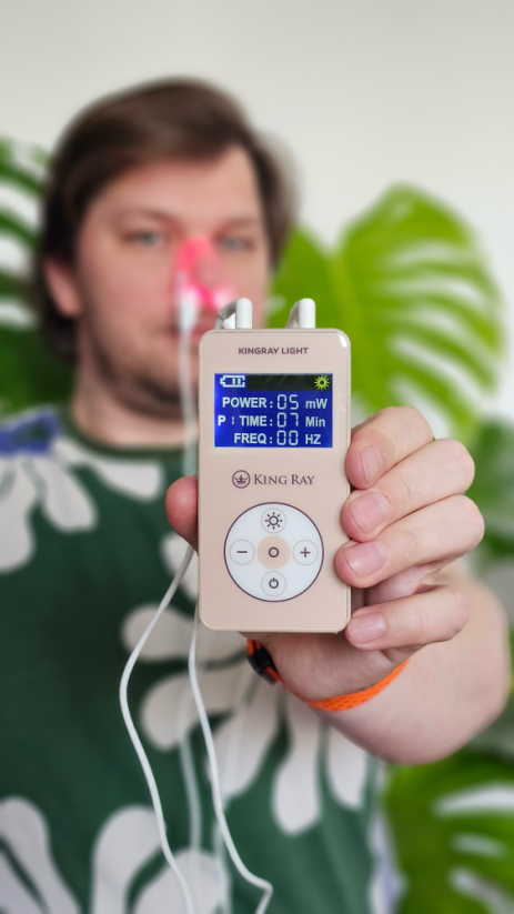 Kingray lézer 2 piros lézerkábellel