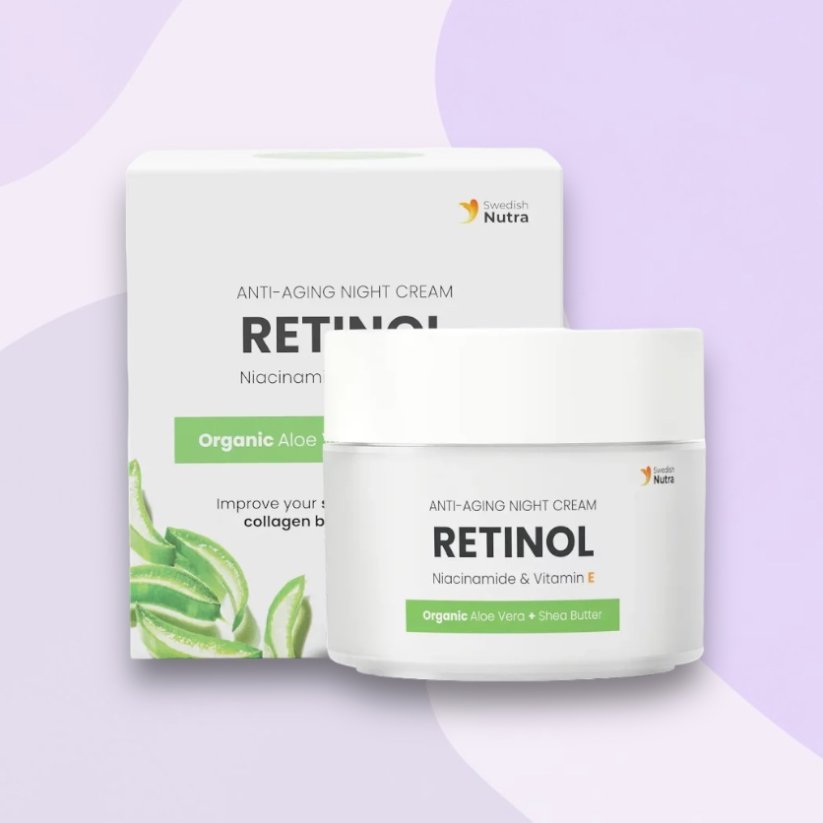 Anti-aging Retinol night cream with vegan collagen 50ml