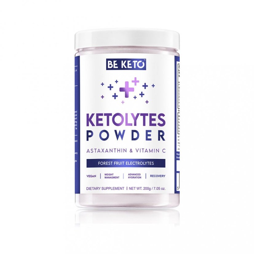 Keto Ketolyty elektrolyty bez cukru v prášku Lesní ovoce 200g