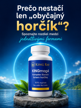 Prečo nestačí len „obyčajný horčík“? Spoznajte rozdiel medzi jednotlivými formami