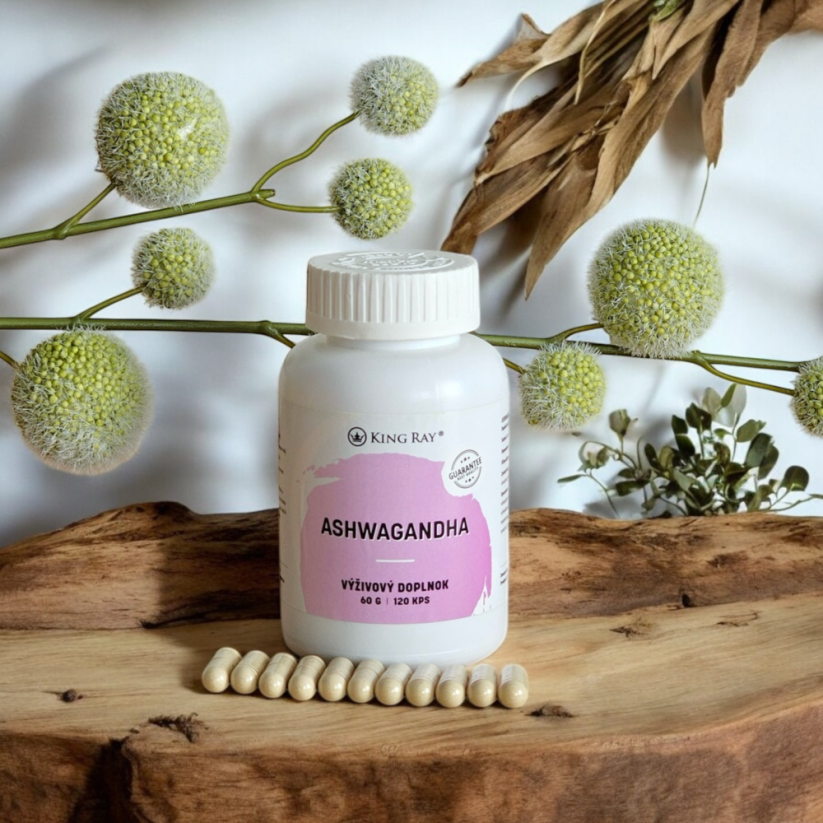 Ašvagandha (Ashwagandha) 450mg x 120 kapslí extrakt