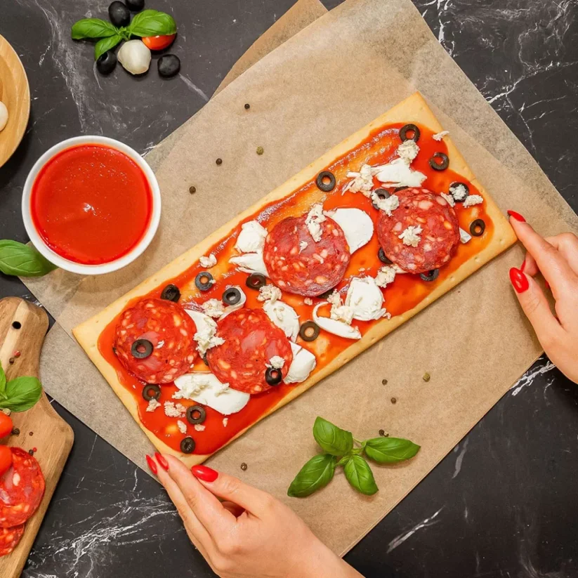 KETO pizza - základ 180g