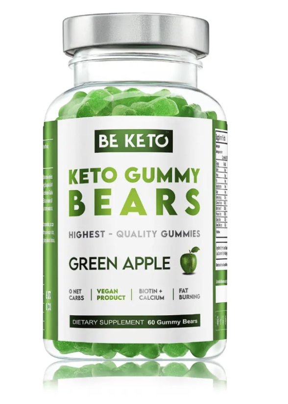 Keto Gumoví Medvídci – Zelené Jablko 60kps GUMMIES