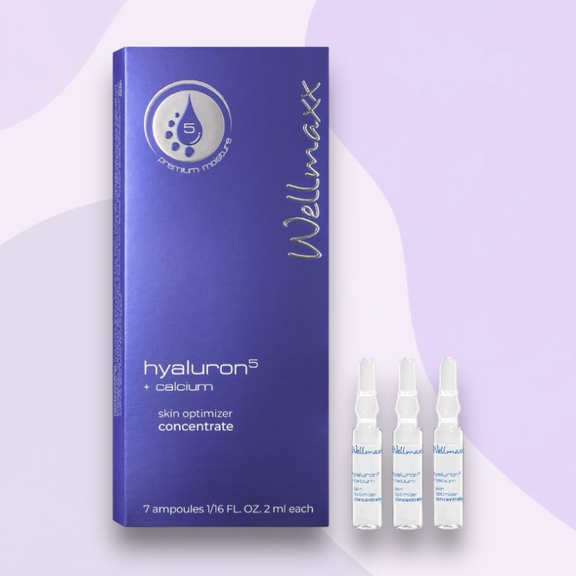 Wellmaxx Hyaluron5 + calcium - concentrate for skin optimization 7x2ml