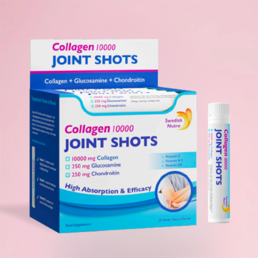 Swedish Nutra Joint Shots Collagen 10 000 25ml x 20 lahviček