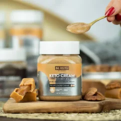 Keto cream with MCT oil - pecan and salted caramel