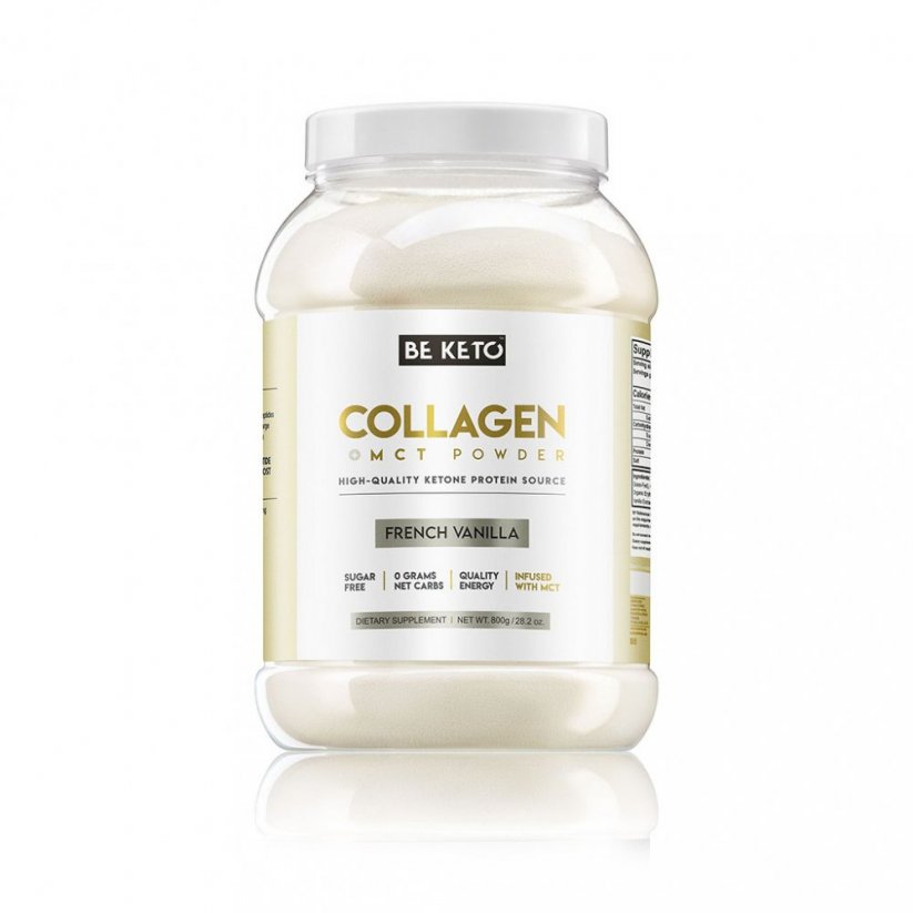 KETO grass-fed COLLAGEN WITH MCT OIL (6 VARIANTS) - Flavor: French Vanilla 800g