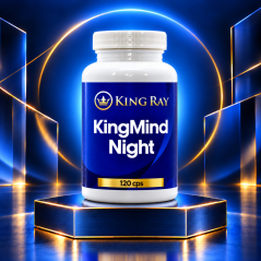 KingMind Night – L-triptofan in zeliščni izvlečki, 120 kapsul