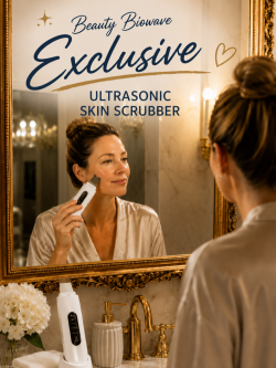 Beauty Biowave Exclusive Ultrasonic Skin Scrubber – A Small Beauty Device with Big Skincare Benefits