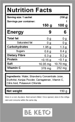 Keto Konjakové Diétne Želé 150g - čerstvé jahody