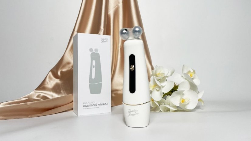 Beauty Biowave Exclusive arckezelő készülék (ultrahang, ionok, EMS, mikroáram) ROLLER fejjel + RF technológiával