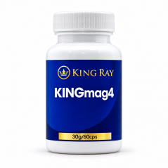 KINGmag4 – kompleks 4 oblik magnezija, 60 kapsul