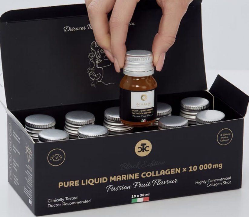 Taliansky kolagén s vitamínmi (COLLAGEN 10000mg) passion fruit príchuť 10x30ml