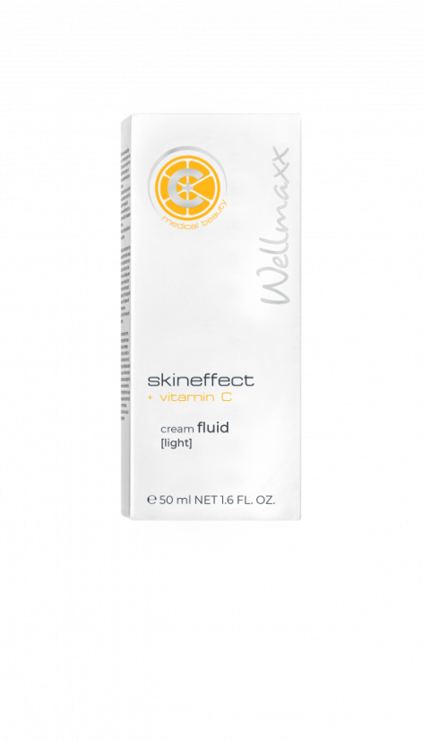 Wellmaxx Skineffect + vitamín C cream fluid LIGHT 50ml