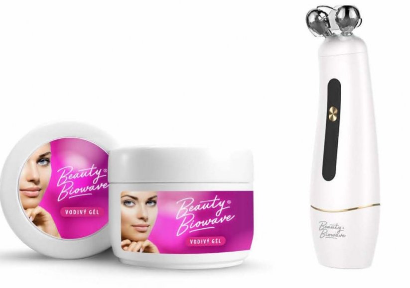BeautyBiowave Žehlička na pleť  + roller EXCLUSIVE