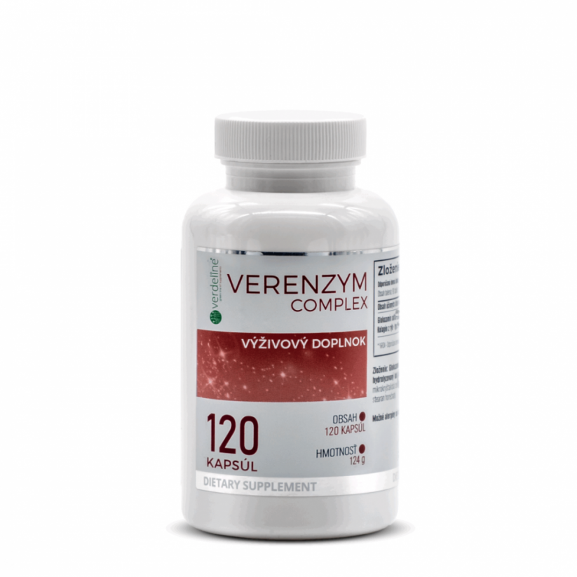 Verdeline Verenzym enzymový komplex 6 enzymů 120kps EXP. 27.10.24