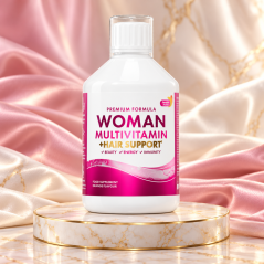 Swedish Nutra WOMAN Multivitamin + Hair Support na razkošnem marmornem podstavku