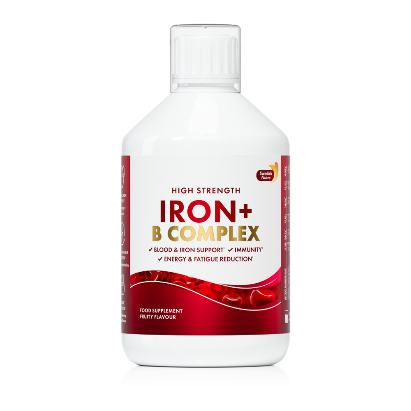 Švédská Nutra Tekuté železo 500ml (vitamíny + extrakty)